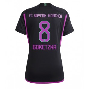 Bayern Munich Leon Goretzka #8 Udebanetrøje Dame 2023-24 Kort ærmer